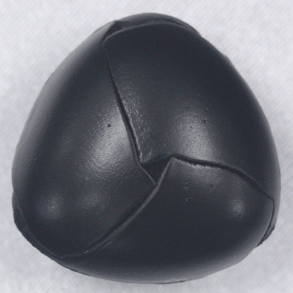 ボタン 本革レザーボタン 三角ボタン 裏足は金属タイプ サイズ豊富 ジャケット コート対応 黒 23mm 是..