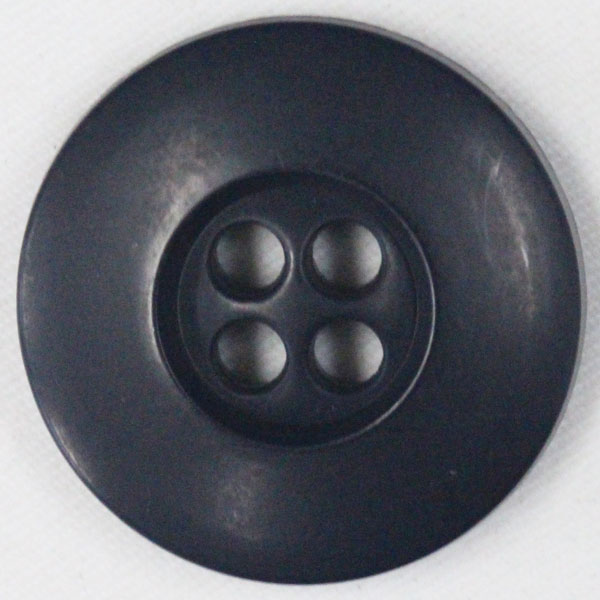 ボタン ミリタリーボタン 紺 ネイビー 1個入 15mm 18mm 20mm 23mm つや消し ツヤなし 四つ穴 ミリタリーファッションにピッタリのボタン プラスチックボタン