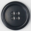 ボタン ミリタリーボタン 15mm 18mm 20mm 23mm 25mm 1個入 黒 ブラック つや消し ツヤなし 四つ穴 ミリタリーファッションにピッタリの...