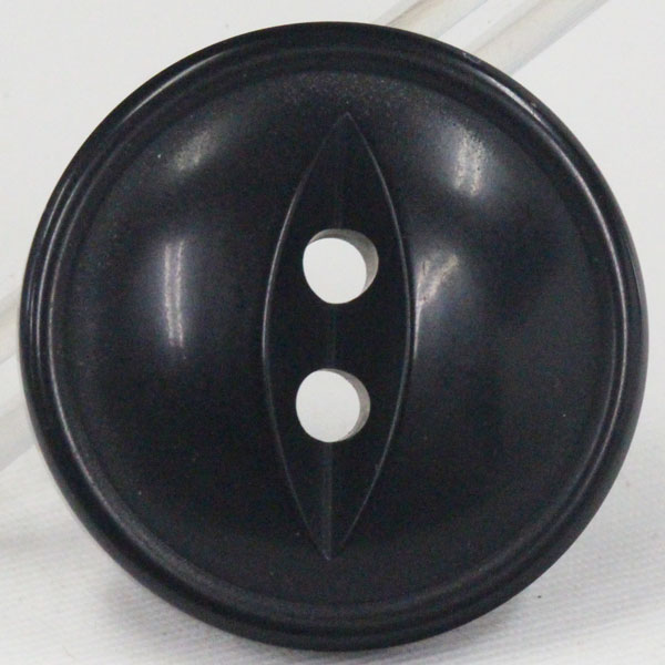 ボタン ミリタリーボタン 黒 ブラック 1個入 15mm 18mm 20mm 23mm 二つ穴 ネコ目 ミリタリーファッションにピッタリのボタン プラスチックボタン カラー サイズ豊富 シャツ ジャケット コート カバン バッグ 小物にも 3