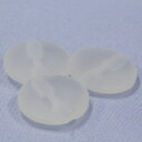 ボタン プラスチックボタン 10mm 11.5mm 13mm 15mm 18mm 20mm 23mm 25mm 30mm すりガラスのような不透明なボタン 裏ト...