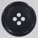 ボタン プラスチックボタン 紺 ネイビー ツヤなし 表四つ穴 1個入 15mm,18mm,20mm,23mm シャツ スーツ ジャケット コート 向の ボタン