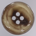 ボタン プラスチックボタン うす茶 ライトブラウン ツヤあり 表四つ穴 1個入 15mm,18mm,20mm,23mm,25mm シャツ スーツ ジャケット コ...