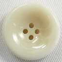 ボタン プラスチックボタン 1個入 白 ホワイト 15mm,18mm,20mm,25mm,30mm 表4つ穴 つや有り 柄が少なめ ナット調 ジャケットやスーツ コートまでいろいろな服に使用いただけるサイズ豊富なボタン
