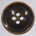 ボタン プラスチックボタン 茶 ブラウン 1個入 13mm,15mm,18mm,20mm,23mm,25mm シャツ スーツ ジャケット コート 向の ボタン