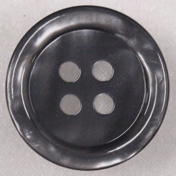 Other - ボタン プラスチックボタン 09C 黒 1個入 カラフル つやあり 貝調 プラスチックボタン ブラック 黒 15mm,18mm,21mm,23mm プラスチック シャツ ブラウス ポロシャツ ジャケット サマージャケット コート サマーコート 向 ボタン 手芸 通販