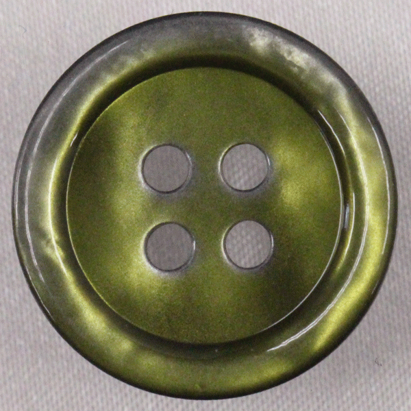 ボタン プラスチックボタン k1 緑 グリーン 1個入 カラフル つやあり 貝調 プラスチックボタン 15mm,18mm,21mm,23mm プラスチック シャ...