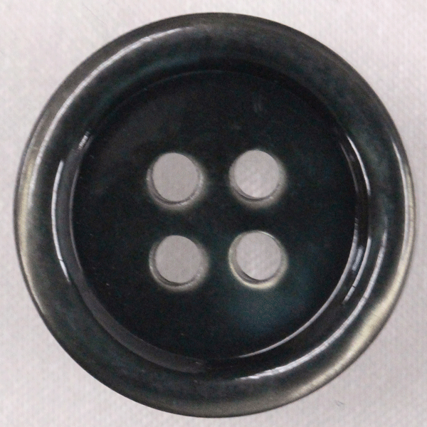 ボタン プラスチックボタン k9 黒 ブラック 濃黒 ダークブラック 1個入 カラフル つやあり 貝調 プラスチックボタン 15mm,18mm,21mm,23m...