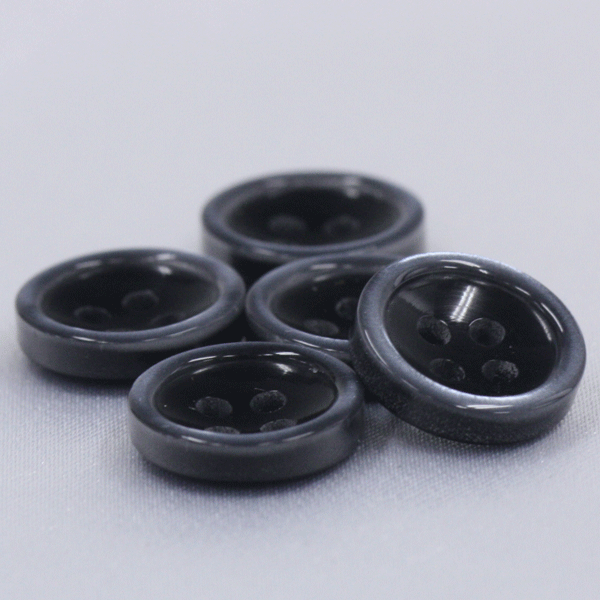 ボタン シャツボタン 黒 ブラック 10個入 9mm,10mm,11.5mm プラスチック シャツ ブラウス ポロシャツ 向 ボタン 手芸 通販