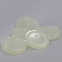 ボタン シャツボタン オフホワイト 白 10個入 8mm,10mm,11.5mm,13mm プレーンな形の普段使いボタン プラスチック 二つ穴 シャツ ブラウス ポロシャツ 向 ボタン 手芸 通販