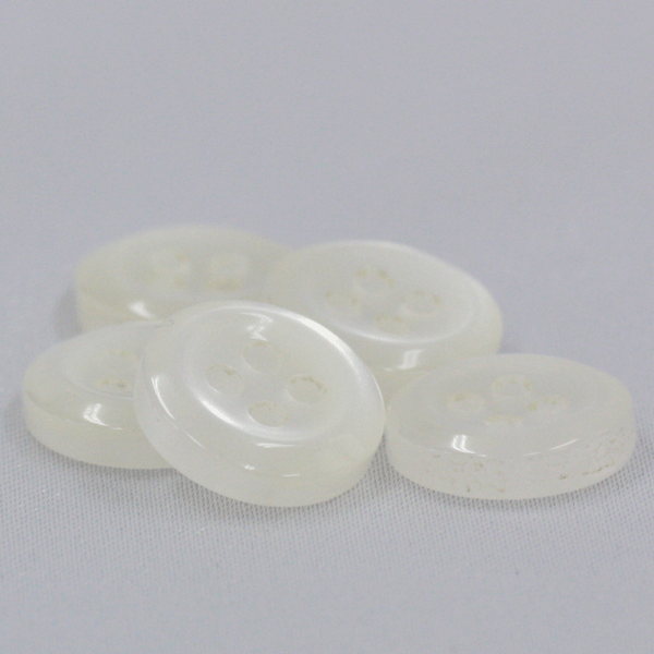 ボタン シャツボタン オフホワイト 白 10個入 9mm,10mm,11.5mm,13mm 細部まで丁寧に仕上げた高級ボタン プラスチック シャツ ブラウス ポロシャツ 向 ボタン 手芸 通販