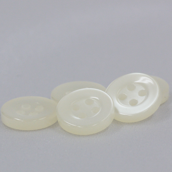 ボタン シャツボタン オフホワイト 白 10個入 9mm,10mm,11.5mm,13mm 細部まで丁寧に仕上げた高級ボタン..