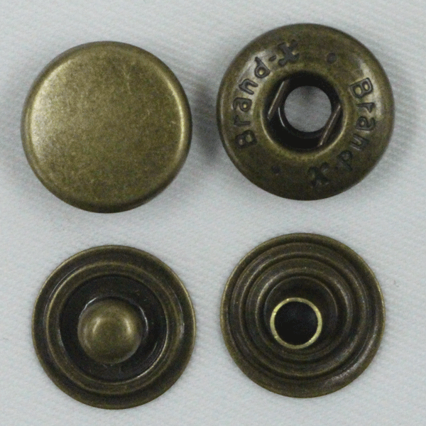 Rakuten - ボタン ドットボタン 3BX 3BrandX 10mm 5セット入 小 ホック P-ABL AG xP-ABL AG キャップサイズ 10mm ソフトな着脱感 ブランドエックス