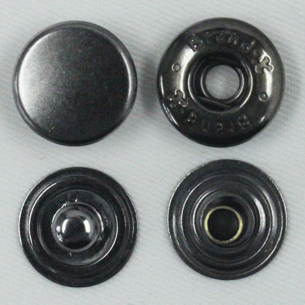 Hooks - ボタン ドットボタン 3BX 3BrandX 10mm 5セット入 小 ホック P-HBK BN xP-HBK BN キャップサイズ 10mm ソフトな着脱感 ブランドエックス