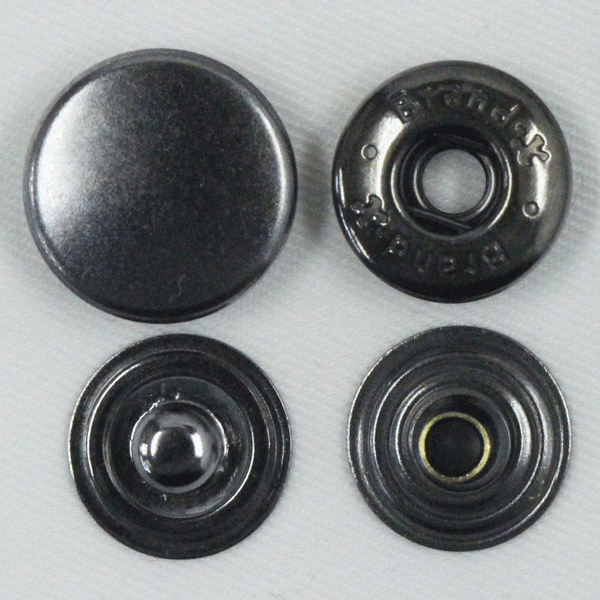 Hooks - ボタン ドットボタン 3BX 3BrandX 10mm 5セット入 小 ホック P-HBK BN xP-HBK BN キャップサイズ 11.5mm ソフトな着脱感 ブランドエックス