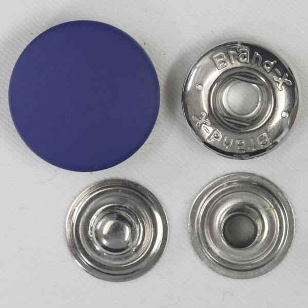 樂天商城 - ボタン ドットボタン 5BX 5BrandX 15mm 5セット入 ホック 青 つやなし m697bxP-SSL シルバー キャップサイズ 15mm ソフトな着脱感 ブランドエックス