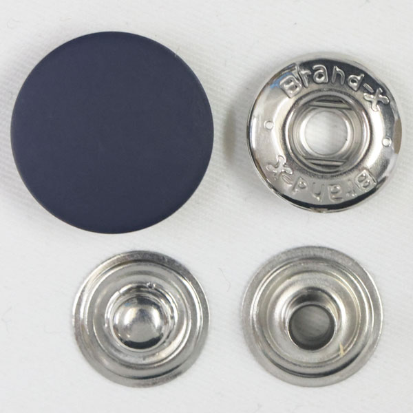 Rakuten - ボタン ドットボタン 5BX 5BrandX 15mm 5セット入 ホック 紺 つやなし m7b1exP-SSL シルバー キャップサイズ 15mm ソフトな着脱感 ブランドエックス