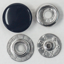 ボタン ドットボタン 7301 SELEX 13mm 5セット入 ジャンパーホック 紺 つや有 xP-SSL シルバー キャップサイズ 13mm 日本の老舗メー...