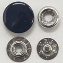 ボタン ドットボタン 7301 SELEX 15mm 5セット入 ジャンパーホック 紺 つや有 xP-SSL シルバー キャップサイズ 15mm 日本の老舗メー...