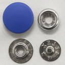 ボタン ドットボタン 7301 SELEX 15mm 5セット入 ジャンパーホック 青 つやなし xP-SSL シルバー キャップサイズ 15mm 日本の老舗メ...