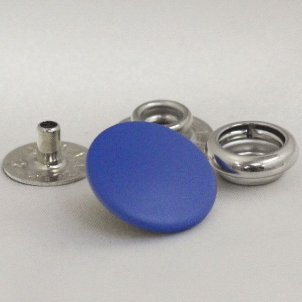 ボタン ドットボタン 7301 SELEX 15mm 5セット入 ジャンパーホック 青 つやなし xP-SSL シルバー キャップサイズ 15mm 日本の老舗メーカーの本格的ドットボタン しっかりした着脱感