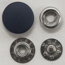 ボタン ドットボタン 7301 SELEX 15mm 5セット入 ジャンパーホック 紺 つやなし xP-SSL シルバー キャップサイズ 15mm 日本の老舗メ...