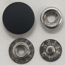ボタン ドットボタン 7301 SELEX 15mm 30セット入 ジャンパーホック 黒 つやなし xP-SSL シルバー キャップサイズ 15mm 日本の老舗...