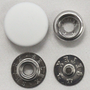 ボタン ドットボタン 7301 SELEX 15mm 30セット入 ジャンパーホック 白 つやなし xP-SSL シルバー キャップサイズ 15mm 日本の老舗...