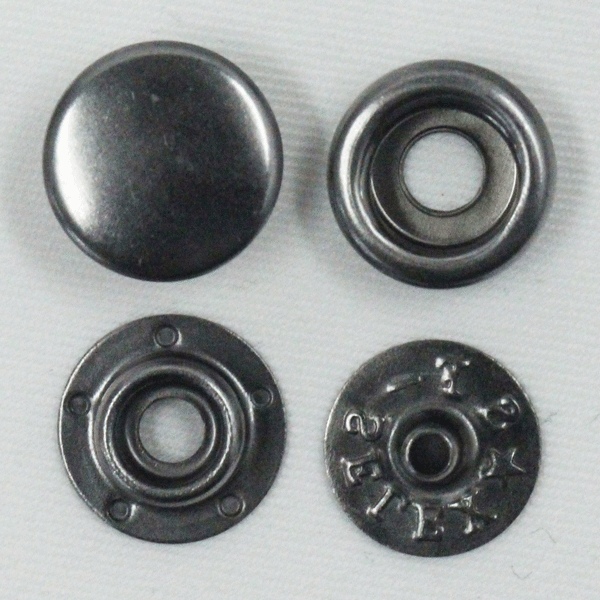 Hooks - ボタン ドットボタン 7401 SOFT SELEX 10mm 5セット入 ソフトタイプ P-HBK BN xP-HBK BN キャップサイズ 10mm 布帛用の小さなホック ソフトセレックス