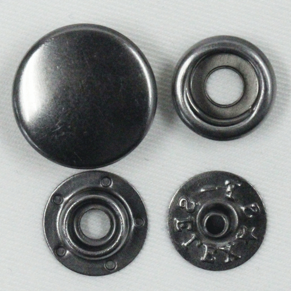 Hooks - ボタン ドットボタン 7401 SOFT SELEX 13mm 5セット入 ソフトタイプ P-HBK BN xP-HBK BN キャップサイズ 10mm 布帛用の小さなホック ソフトセレックス
