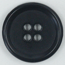 ボタン プラスチックボタン 009 黒 ブラック ブラック 1個入 13mm 15mm 18mm 20mm 23mm 25mm 29mm 水牛調 ボタン 愛され...