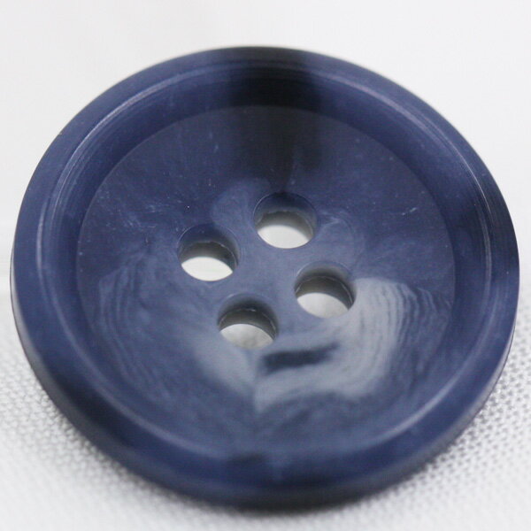 プラスチックボタン 53(青系)　11.5mm　1個入 (水牛調) BF1800 (シャツ・ブラウス向） ボタン 手芸 通販
