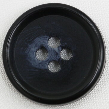 プラスチックボタン 58(紺)　11.5mm　1個入 (水牛調) BF1800 (シャツ・ブラウス向） ボタン 手芸 通販