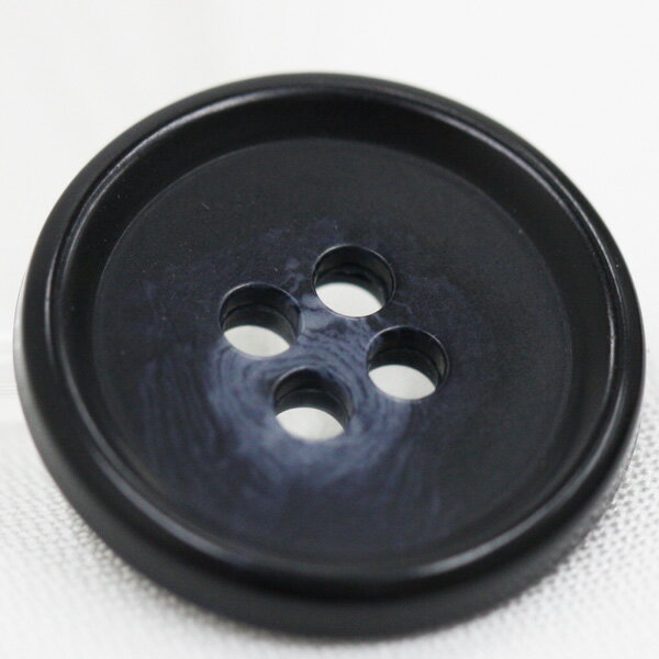 プラスチックボタン 58(紺)　11.5mm　1個入 (水牛調) BF1800 (シャツ・ブラウス向） ボタン 手芸 通販