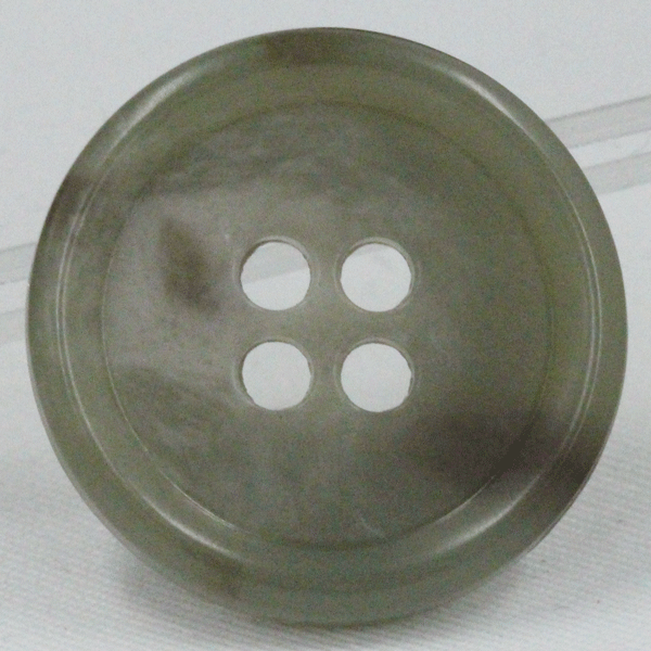 ボタン プラスチックボタン 13mm 1個入 61 緑系 グリーン系 水牛調 ボタン 愛され...