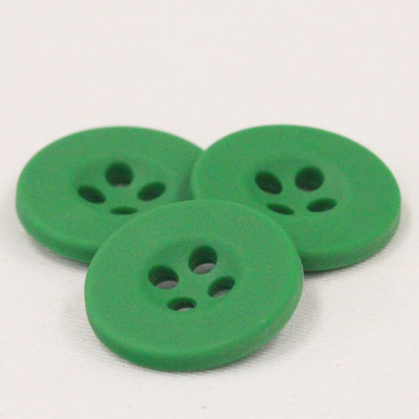 ボタン プラスチックボタン カラフルボタン 11.5mm 10個入 62/緑 グリーン 柔軟性のあるボタン スポーツウエア 作業着 子供服に最適 シャツ ブラウス向 ボタン 手芸 通販