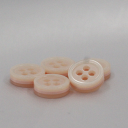 ボタン プラスチックボタン 白 ホワイトx紫系 10mm 10個入 カラフルボタン シャツ ブラウス向 ボタン 手芸 通販