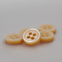 ボタン プラスチックボタン 白 ホワイトxオレンシ 10mm 10個入 カラフルボタン シャツ ブラウス向 ボタン 手芸 通販
