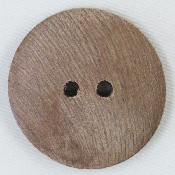 ボタン ウッドボタン 木ボタン 18mm 1個入 RoseWood ローズウッド 紫檀 の木ボタン 18ミリ
