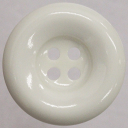 ボタン ラクトボタン つや有り 白 ホワイト18mm 1個入 カゼイン素材の高級ボタン ラクトボタンはミルクからできたエコなボタン サイズ豊富 ブラウス シャツ...