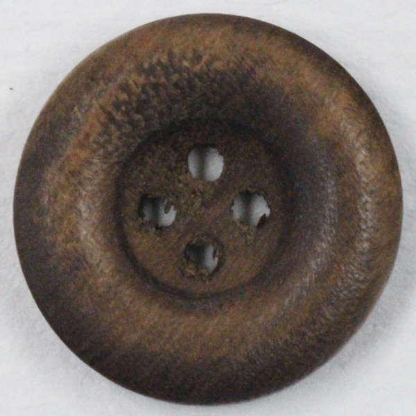 ボタン 木ボタン 木ボタン ウッドボタン 18mm 1個入 環境にやさしい天然素材のボタン バッグのワンポイ..