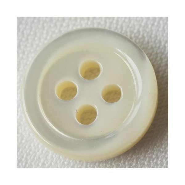 ボタン 染色できる貝ボタン 厚型タイプ 高瀬貝 10mm 1個入 ハンドメイド 手作り 手芸 釦付け替え に