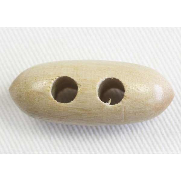 Fruit Button - ボタン ダッフルボタン ウッド 天然木 60mm 1個入 ナチュラル 木でできたダッフルボタン ダッフルコートはもちろん カーディガン バッグの留め具にも
