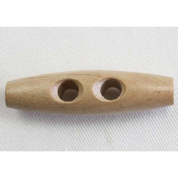 ☆ ウッド（木）ダッフルボタン ☆ Wood Duffel Buttonベルギーの漁師から始まったダッフルコート ハンドメイド（手作り 手芸 釦の付け替え）などにいかがでしょうか サイズ 14mm x 50mm入数 1個カラー 01釦穴形状 表二つ穴素材 木染色 不可日本製 天然素材のため 色・光沢のバラつきが多少ある場合がございます その違いを”個性”として気に入っていただけましたら幸いです 色・柄のご希望はお受けできません また この商品は2〜3日後の発送となります 予めご了承いただけますようお願いいたします