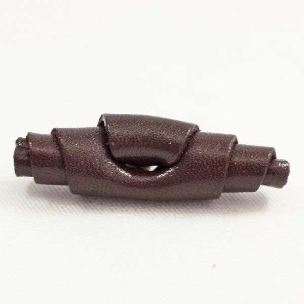 Leather Button - ボタン 本革 レザーのみで作ったダッフルボタン コートやジャケット ブレザーはもちろん小物にもダッフルボタン 本革 レザー 50mm