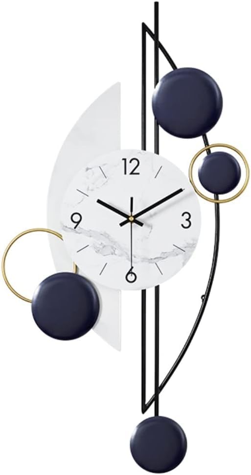 壁掛け時計 アート装飾時計ホーム壁時計モダンな家の装飾の幾何学的な要素リビングルーム かけ時計 掛時計 A 40*72cm