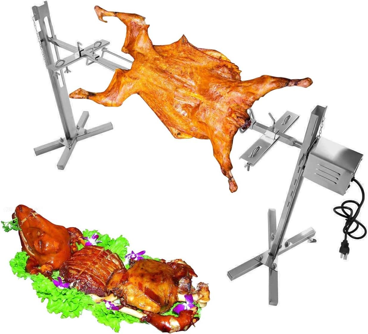 バーベキューロティサリーグリル、チャコールローストマシン電気ロースターキットチャコールベアリング..