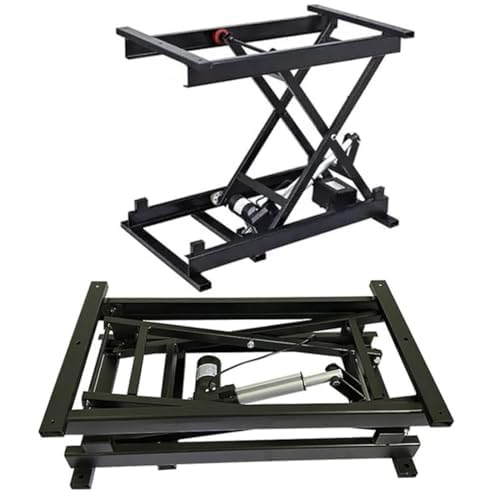 ポータブルリフトブラケットシザーテーブル、電動アイアンフレームリフトコーヒーテーブル、折りたたみコーヒーダイニングテーブルデスクリフト、ワイヤレスリモコン付き、耐荷重160kg、家庭用、キャンプ用