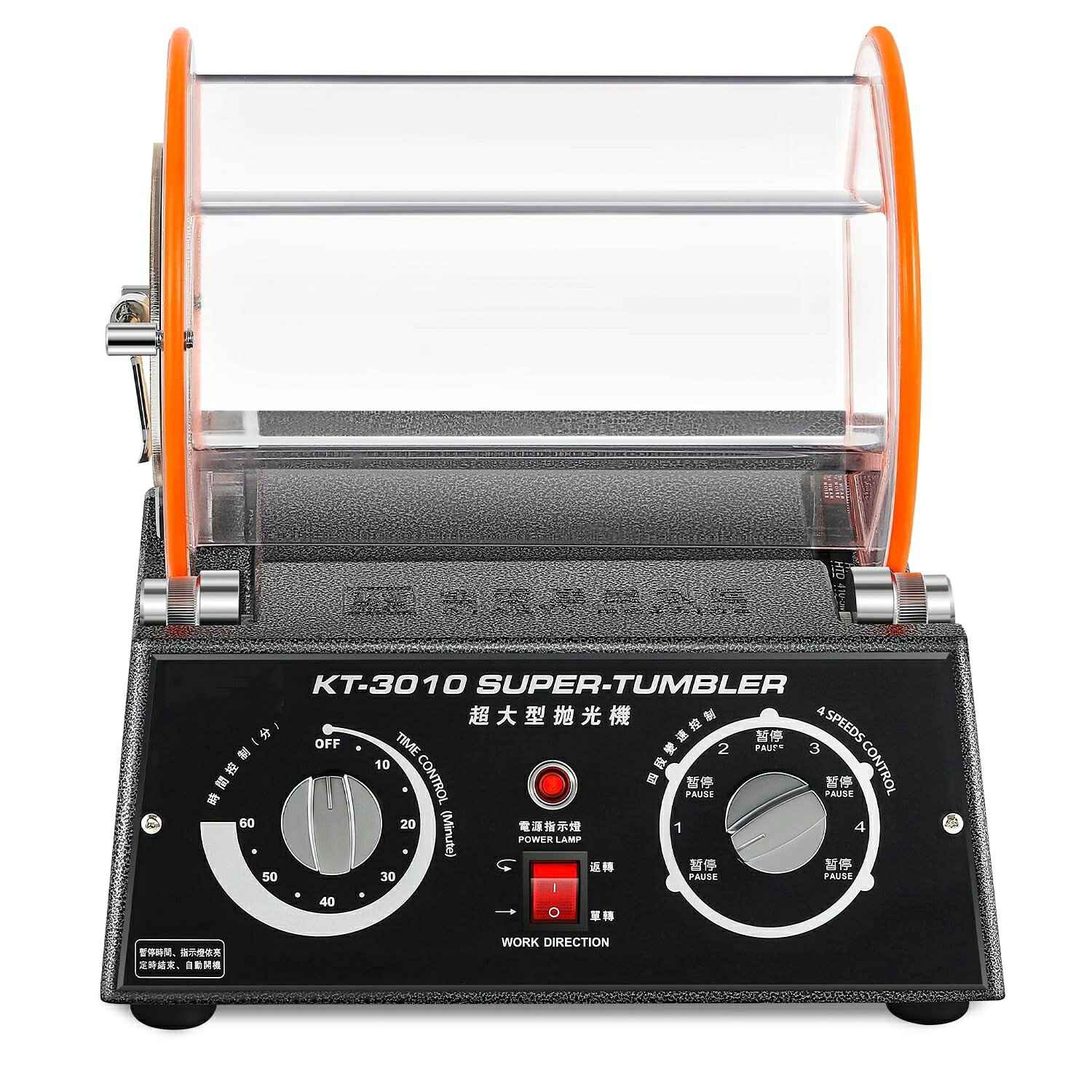 バレル研磨機 ロータリータンブラー研磨機 大型 卓上型 サビ取り ジュエリー/アクセサリー/金属/パーツ..