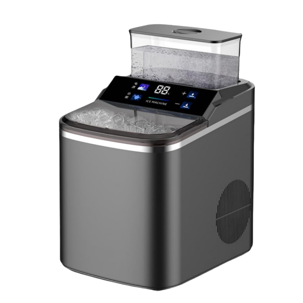 全自動製氷機 家庭用小型高速製氷機 最短12-15分 一度に12個の氷を作ることができます 氷の厚さを選べます 省エネ コンパクト携帯式 透明窓 氷つくり機 静音設計 、大容量、ミニオールインワン、業務用、家庭用、オフィス 屋外での使用、ドリンクやカクテル用